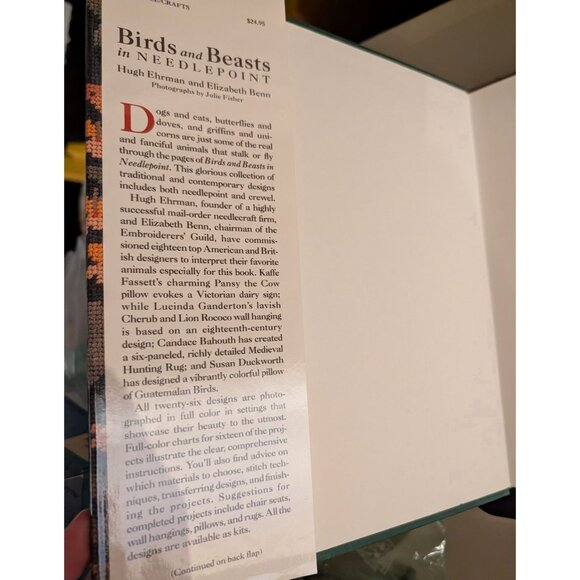 Birds And Beasts In Needlepoint Hardcover Book by Hugh Ehrman Elizabeth Benn - Picture 9 of 16